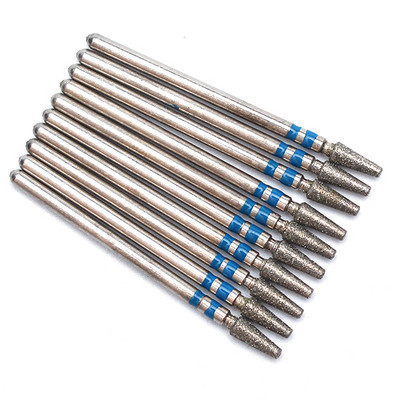 10pc/Set Dijamantno svrdlo za nokte Električna glodala za pedikuru Turpije za manikuru Alat za brušenje zanoktica Dodaci za nokte