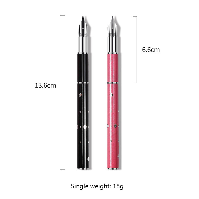 Σιντριβάνι σχεδίασης νυχιών με μεταλλικό στυλό 5 ανταλλακτικές συμβουλές από ανοξείδωτο ατσάλι για μανικιούρ κομμωτηρίου DIY Εργαλεία τέχνης νυχιών