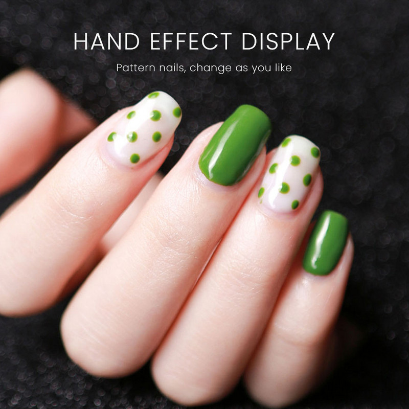 MAYCHAO 1 ΤΕΜ Nail Art Dotting Στυλό με διπλό άκρο Σχέδιο Ζωγραφική Στρας DIY Design Nail Art Dotting Tools Αξεσουάρ μανικιούρ