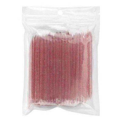 50 kom 9,5X0,4 CM alat za šaranje noktiju s dvostrukom glavom (birač za klinove od perli i gurač zanoktica) Profesionalni alati za bušenje s točkama za podizanje%