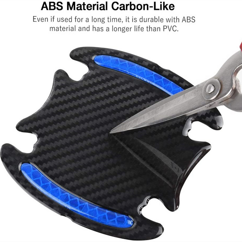 Automobilio durelių rankenų lipdukai Apsauginiai šviesą atspindintys saugos lipdukai Automobilio durelių puodelio dažai Įbrėžimų apsauga Lipdukai Išorės priedai