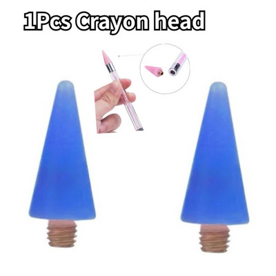 Alat za točkice Vosak Olovka s dvostrukom glavom Rhinestones Zalijepljeni alat za biranje dragulja Branje kristala Nail Art Bočica Bušilica za metal i bojice 2 načina upotrebe