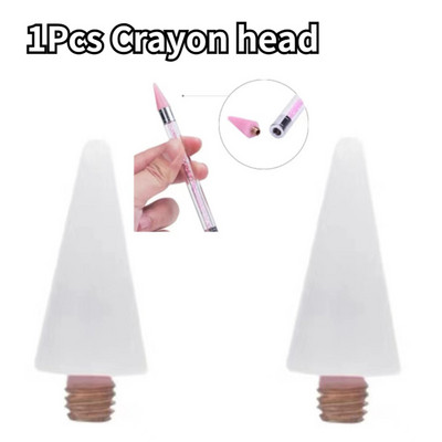 Alat za točkice Vosak Olovka s dvostrukom glavom Rhinestones Zalijepljeni alat za biranje dragulja Branje kristala Nail Art Bočica Bušilica za metal i bojice 2 načina upotrebe