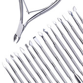 1kom Gusač zanoktica od nehrđajućeg čelika Dead Skin UV Gel Polish Remover Rezač 17 Tip Dvostrani alat za manikuru za nokte TRA17