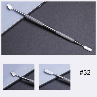 1kom Gusač zanoktica od nehrđajućeg čelika Dead Skin UV Gel Polish Remover Rezač 17 Tip Dvostrani alat za manikuru za nokte TRA17