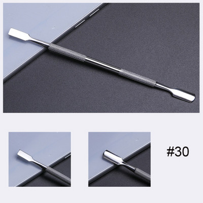 1kom Gusač zanoktica od nehrđajućeg čelika Dead Skin UV Gel Polish Remover Rezač 17 Tip Dvostrani alat za manikuru za nokte TRA17