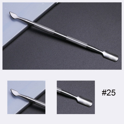 1kom Gusač zanoktica od nehrđajućeg čelika Dead Skin UV Gel Polish Remover Rezač 17 Tip Dvostrani alat za manikuru za nokte TRA17