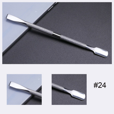 1kom Gusač zanoktica od nehrđajućeg čelika Dead Skin UV Gel Polish Remover Rezač 17 Tip Dvostrani alat za manikuru za nokte TRA17