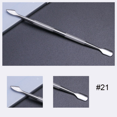 1kom Gusač zanoktica od nehrđajućeg čelika Dead Skin UV Gel Polish Remover Rezač 17 Tip Dvostrani alat za manikuru za nokte TRA17