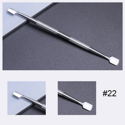 1kom Gusač zanoktica od nehrđajućeg čelika Dead Skin UV Gel Polish Remover Rezač 17 Tip Dvostrani alat za manikuru za nokte TRA17