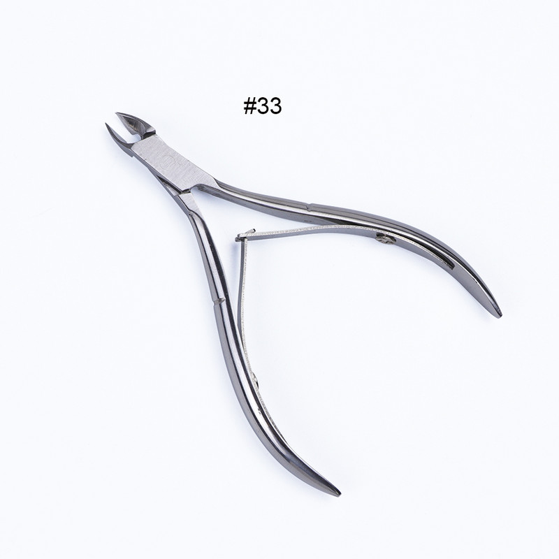 1kom Gusač zanoktica od nehrđajućeg čelika Dead Skin UV Gel Polish Remover Rezač 17 Tip Dvostrani alat za manikuru za nokte TRA17