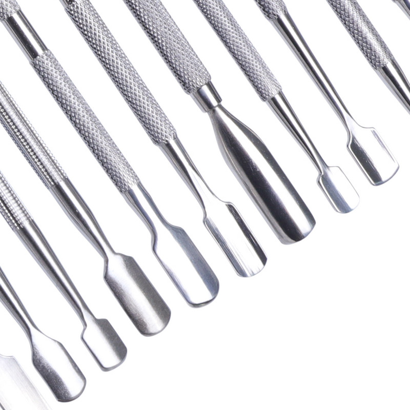 1kom Gusač zanoktica od nehrđajućeg čelika Dead Skin UV Gel Polish Remover Rezač 17 Tip Dvostrani alat za manikuru za nokte TRA17