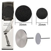 Alat za pedikuru Zamjenjivi brusni papir Električna turpija za stopala Uklanjanje zanoktica Dodaci Tvrda mrtva koža Uklanjanje žuljeva Disk