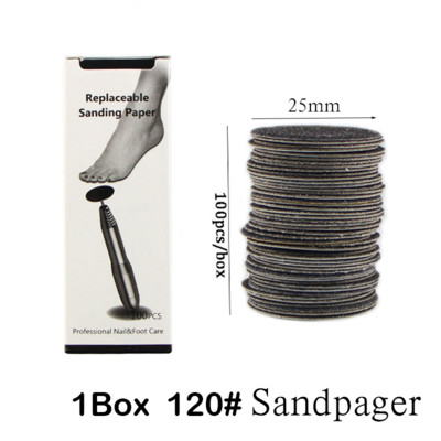 Alat za pedikuru Zamjenjivi brusni papir Električna turpija za stopala Uklanjanje zanoktica Dodaci Tvrda mrtva koža Uklanjanje žuljeva Disk