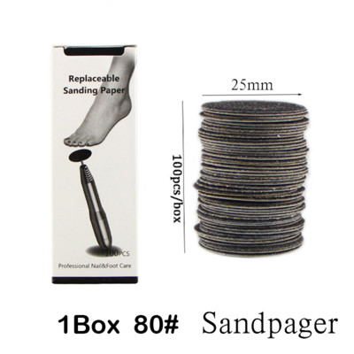 Alat za pedikuru Zamjenjivi brusni papir Električna turpija za stopala Uklanjanje zanoktica Dodaci Tvrda mrtva koža Uklanjanje žuljeva Disk