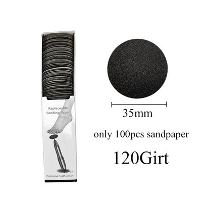 Alat za pedikuru Zamjenjivi brusni papir Električna turpija za stopala Uklanjanje zanoktica Dodaci Tvrda mrtva koža Uklanjanje žuljeva Disk