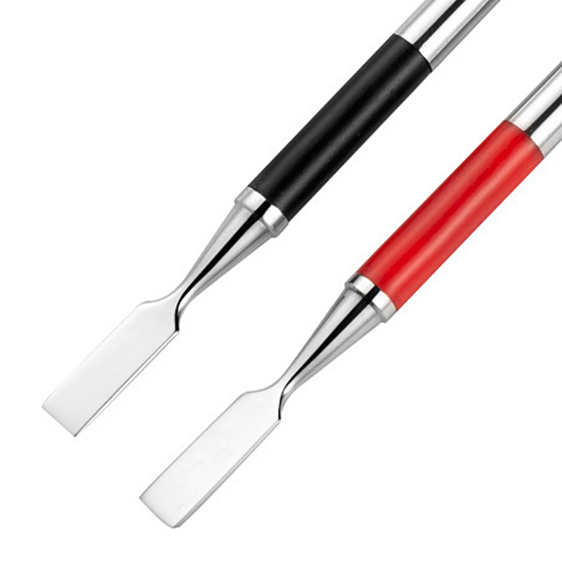 Gurač zanoktica od 2 komada Dvostrani gurači za nokte Lopatica Strugač za nokte Profesionalni alati za nokte od nehrđajućeg čelika za pedikuru