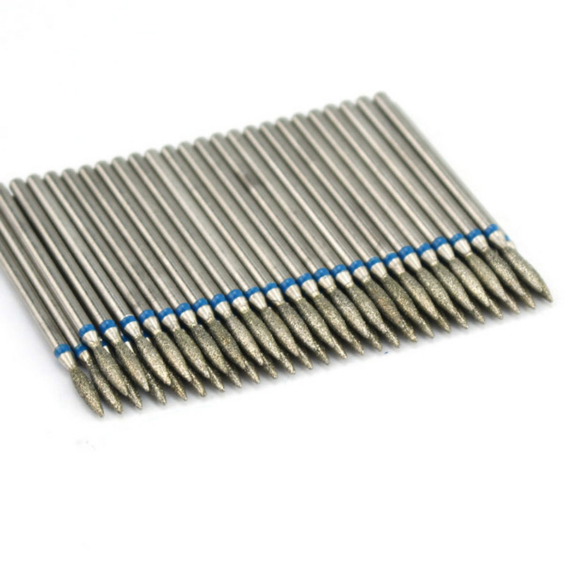 50 kom/set električnih dijamantnih svrdla za nokte glodala svrdla za stroj za manikuru i pedikuru