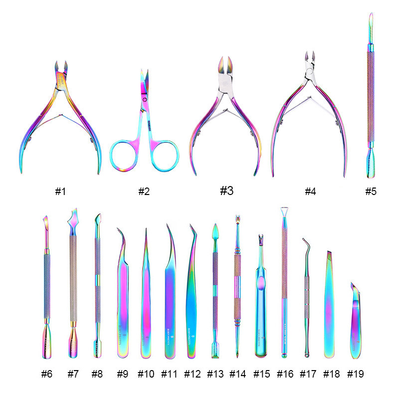 BORN PRETTY Gurač zanoktica s noktiju Škara za zanoktice od nehrđajućeg čelika Gurač za skidanje UV gela Alati za uređenje noktiju