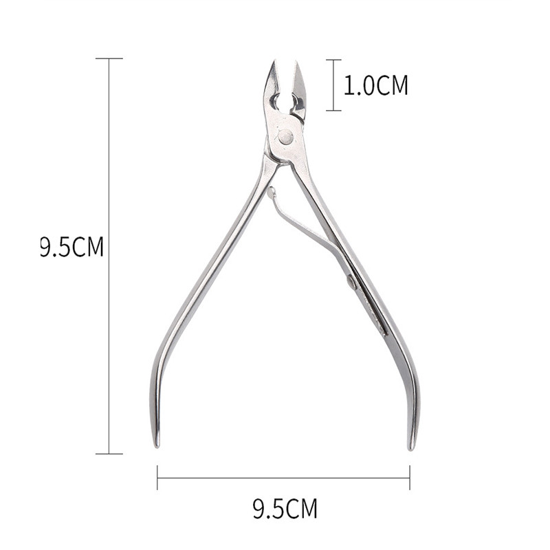 1 tk roostevabast terasest küünenaha lükkaja küünenaha küünenaha käärid UV geellaki eemaldamiseks maniküüri hooldus soone puhastamiseks tööriistad