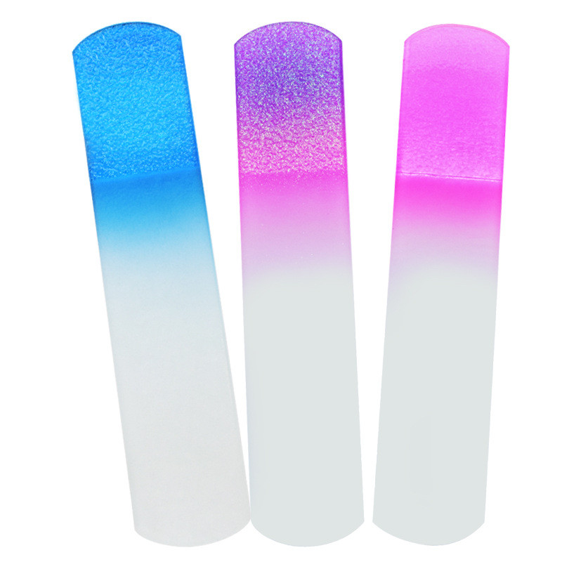 Staklena turpija za stopala za uklanjanje žuljeva mrtve kože Tvrda koža turpija za stopala Gradient Handle Turpija za pedikiranje Fast Beauty Foot Alat za nježna stopala