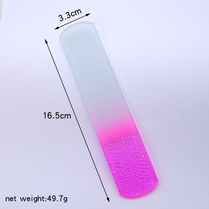 Staklena turpija za stopala za uklanjanje žuljeva mrtve kože Tvrda koža turpija za stopala Gradient Handle Turpija za pedikiranje Fast Beauty Foot Alat za nježna stopala