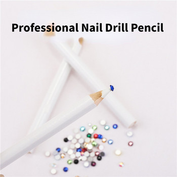 5Pcs Направи си сам Nail Art кристали Gems Picking Crystal Dotting Tool Восъчен молив Wood Pen Picker Rhinestones Nail Art Decoration