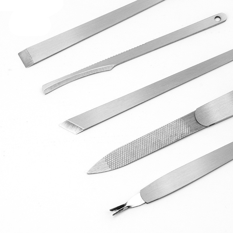 Alati za manikuru Strugalica za nokte na nogama Nož Vilica Set za stopala Gurač za nokte Urasle zanoktice Turpije za uklanjanje mrtve kože Njega stopala Pedikura