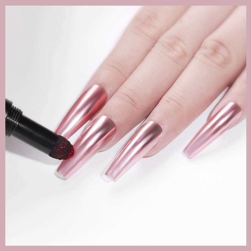 1Pcs 18 Boja Neon Aurora Čvrsti Puder Air Cushion Magic Pen Nail Art Laser Magic Mirror Effect Phantom Nails Pen Alat za manikuru