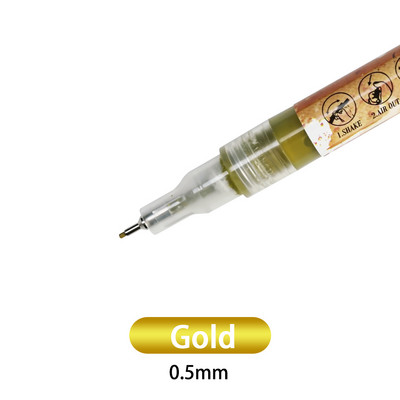 Nail Art Olovka za crtanje grafita Akrilna vodootporna linija za slikanje DIY cvijet 3D apstraktne linije Alati za nokte Pribor za manikuru