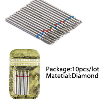 6 τμχ/Σετ περιστροφικές μύτες σιλικόνης Diamond καρφί τρυπάνι ηλεκτρικό στιλβωτικό buffer Files Εργαλειομηχανή για μανικιούρ πεντικιούρ