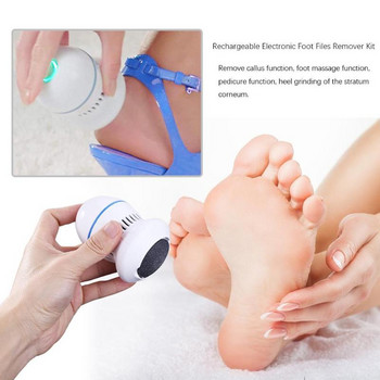 Ηλεκτρικός μύλος λίμας ποδιών Dead Skin Callus Remover for Foot Pedicure Tools Foot Care Μηχανή λείανσης ποδιών με 2 κεφαλή λείανσης