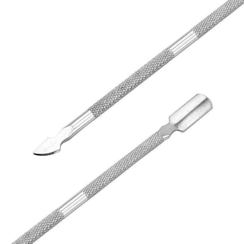 Dvostrani alat za uklanjanje zanoktica s noktiju Push od nehrđajućeg čelika koji ne klizi za višekratnu upotrebu Lak za manikuru Clean Care Alat