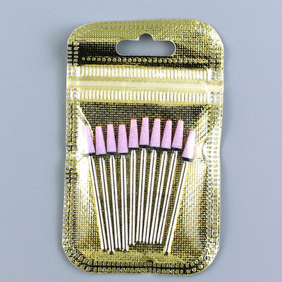 Set de burghie pentru unghii, 10 buc, freza, burghie electrice pentru manichiura, pentru masina de pedichiura, echipament de freza pentru arta unghiilor