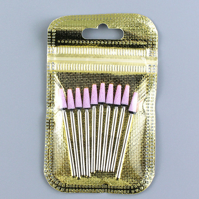 Set de burghie pentru unghii, 10 buc, freza, burghie electrice pentru manichiura, pentru masina de pedichiura, echipament de freza pentru arta unghiilor