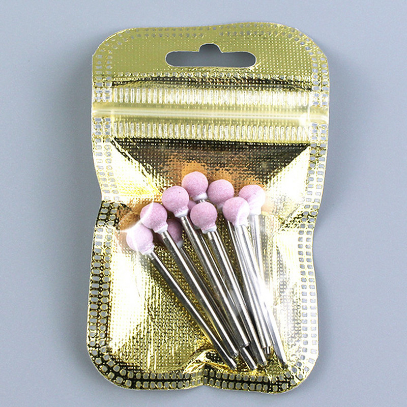 Set de burghie pentru unghii, 10 buc, freza, burghie electrice pentru manichiura, pentru masina de pedichiura, echipament de freza pentru arta unghiilor