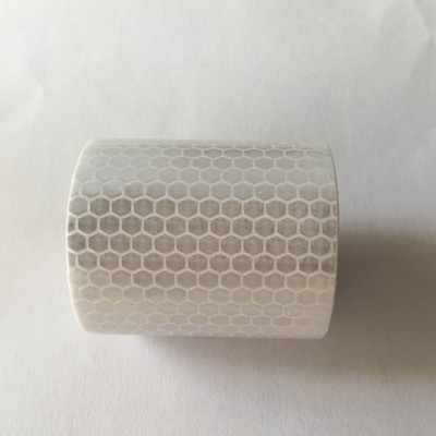 5cmx3m Cinta Reflectante Fényvisszaverő szövet Fényvisszaverő Tape Fényvisszaverő szalag Adhesiva Auto Car Film Crystal Honeycomb 30 mm