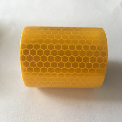5cmx3m Cinta Reflectante Fényvisszaverő szövet Fényvisszaverő Tape Fényvisszaverő szalag Adhesiva Auto Car Film Crystal Honeycomb 30 mm