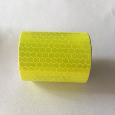 5cmx3m Cinta Reflectante Fényvisszaverő szövet Fényvisszaverő Tape Fényvisszaverő szalag Adhesiva Auto Car Film Crystal Honeycomb 30 mm