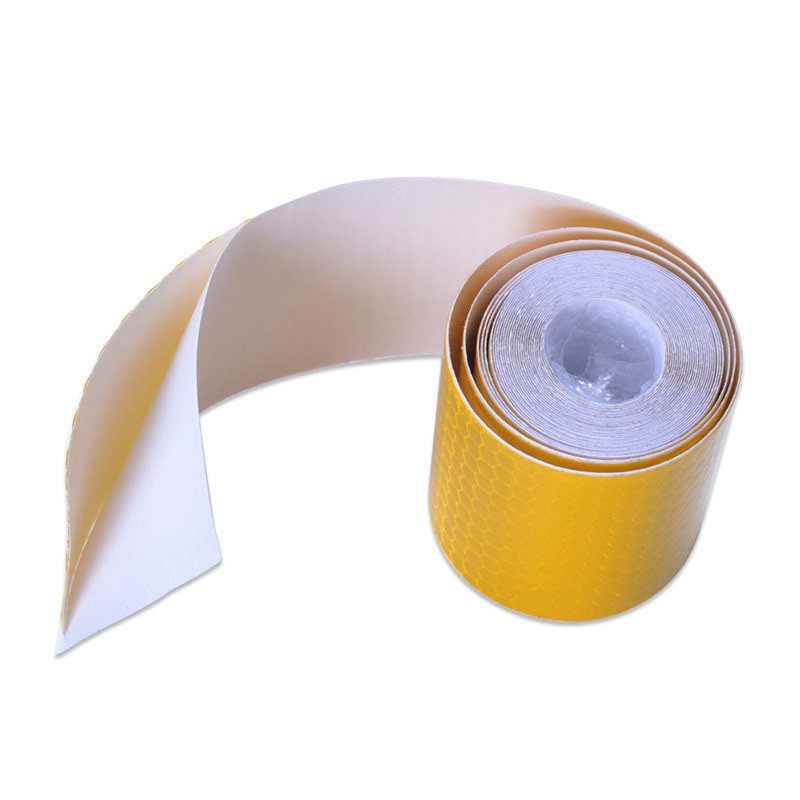 5cmx3m Cinta Reflectante Fényvisszaverő szövet Fényvisszaverő Tape Fényvisszaverő szalag Adhesiva Auto Car Film Crystal Honeycomb 30 mm