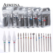 Φρέζα για μανικιούρ Κεραμικά Diamond Nail Art Drill Bits Μύλοι κόφτες για αφαίρεση τζελ νυχιών Εργαλειομηχανή μανικιούρ βερνικιού
