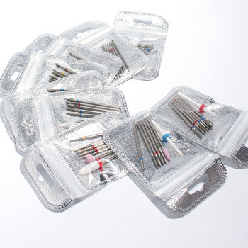 Φρέζα για μανικιούρ Κεραμικά Diamond Nail Art Drill Bits Μύλοι κόφτες για αφαίρεση τζελ νυχιών Εργαλειομηχανή μανικιούρ βερνικιού