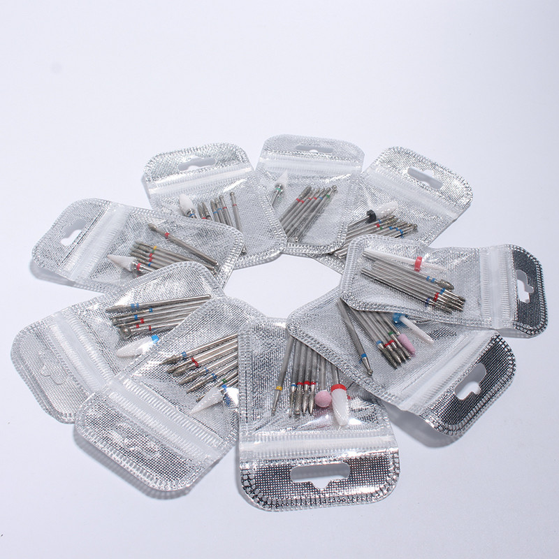 Φρέζα για μανικιούρ Κεραμικά Diamond Nail Art Drill Bits Μύλοι κόφτες για αφαίρεση τζελ νυχιών Εργαλειομηχανή μανικιούρ βερνικιού