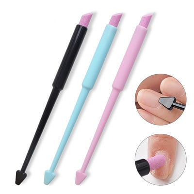 1Pc Navolution Manicure Grinding Pen Nail Quartz Pen Remover Cuticle Pusher Trimmer Γυαλίσματος Γυαλίσματος Εργαλεία περιποίησης νυχιών