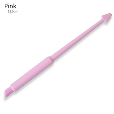 1PC Kvarcni alat za uklanjanje zanoktica s noktiju s dvostrukom glavom, olovka za poliranje, potiskivač mrtve kože, skidač laka za nokte Štapić za manikuru Alat za turpije za nokte