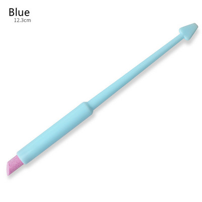 1PC Kvarcni alat za uklanjanje zanoktica s noktiju s dvostrukom glavom, olovka za poliranje, potiskivač mrtve kože, skidač laka za nokte Štapić za manikuru Alat za turpije za nokte