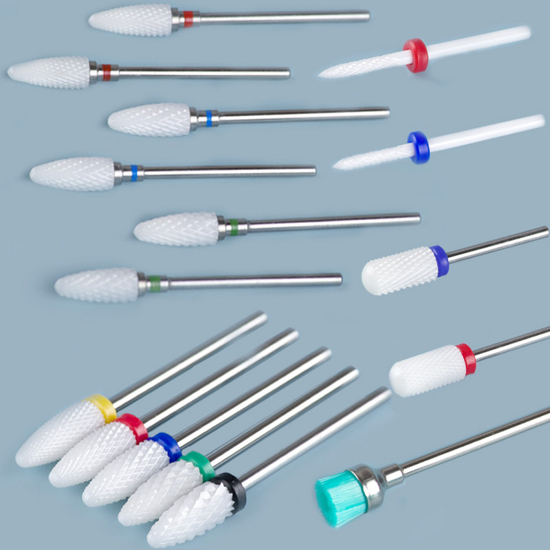 Glodalo za manikuru Svrdla za nokte Glodalo za korund Glodalo za pedikuru Mlaznice za nokte Uklanjanje pribora za gel lak