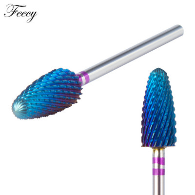 5 U 1 Dvosmjerna konusna svrdla za nokte od tvrdog metala Pribor za svrdla od tvrdog metala Glodalo za stroj za manikuru Uklanjanje gela