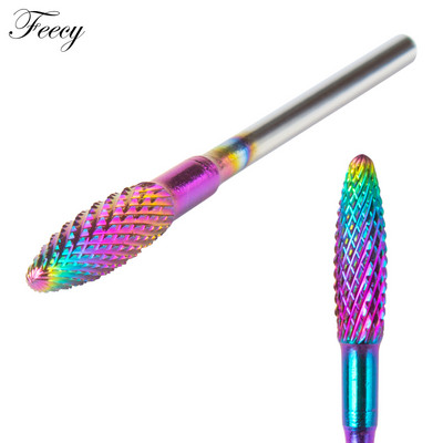 5 U 1 Dvosmjerna konusna svrdla za nokte od tvrdog metala Pribor za svrdla od tvrdog metala Glodalo za stroj za manikuru Uklanjanje gela