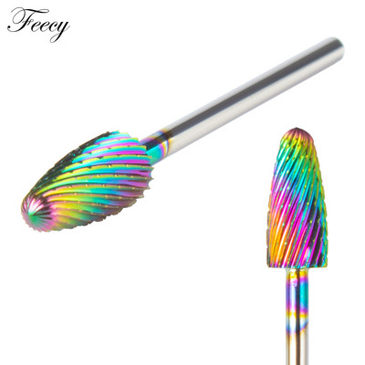 5 U 1 Dvosmjerna konusna svrdla za nokte od tvrdog metala Pribor za svrdla od tvrdog metala Glodalo za stroj za manikuru Uklanjanje gela